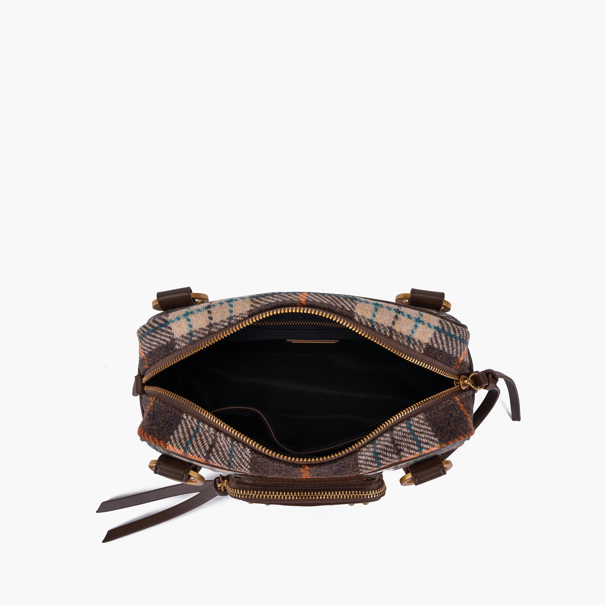 Borsa a spalla Scottish Combi Brown - Immagine 5