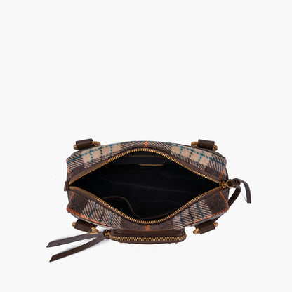 Borsa a spalla Scottish Combi Brown - Immagine 5