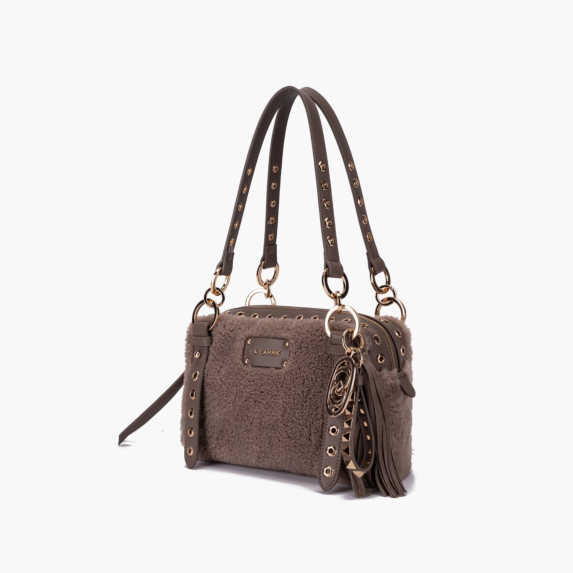 Borsa a spalla Teddy Taupe - Immagine 2
