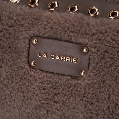 Borsa a spalla Teddy Taupe - Immagine 4