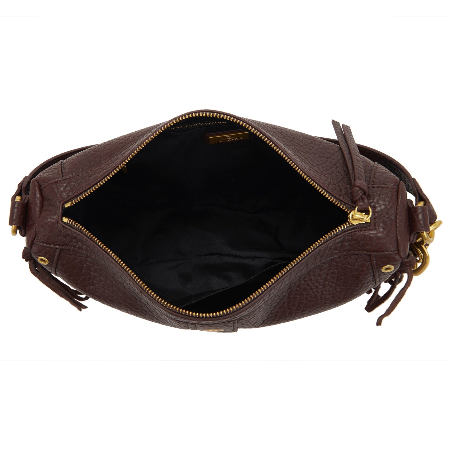 Borsa a spalla Fringes Brown - Immagine 5