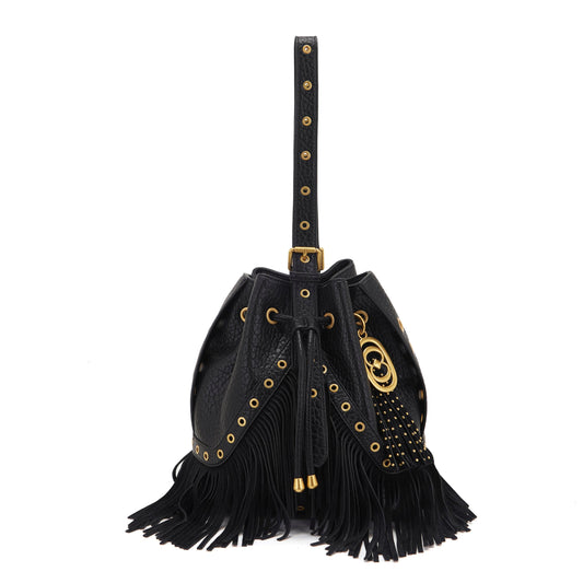 Secchiello Fringes Black