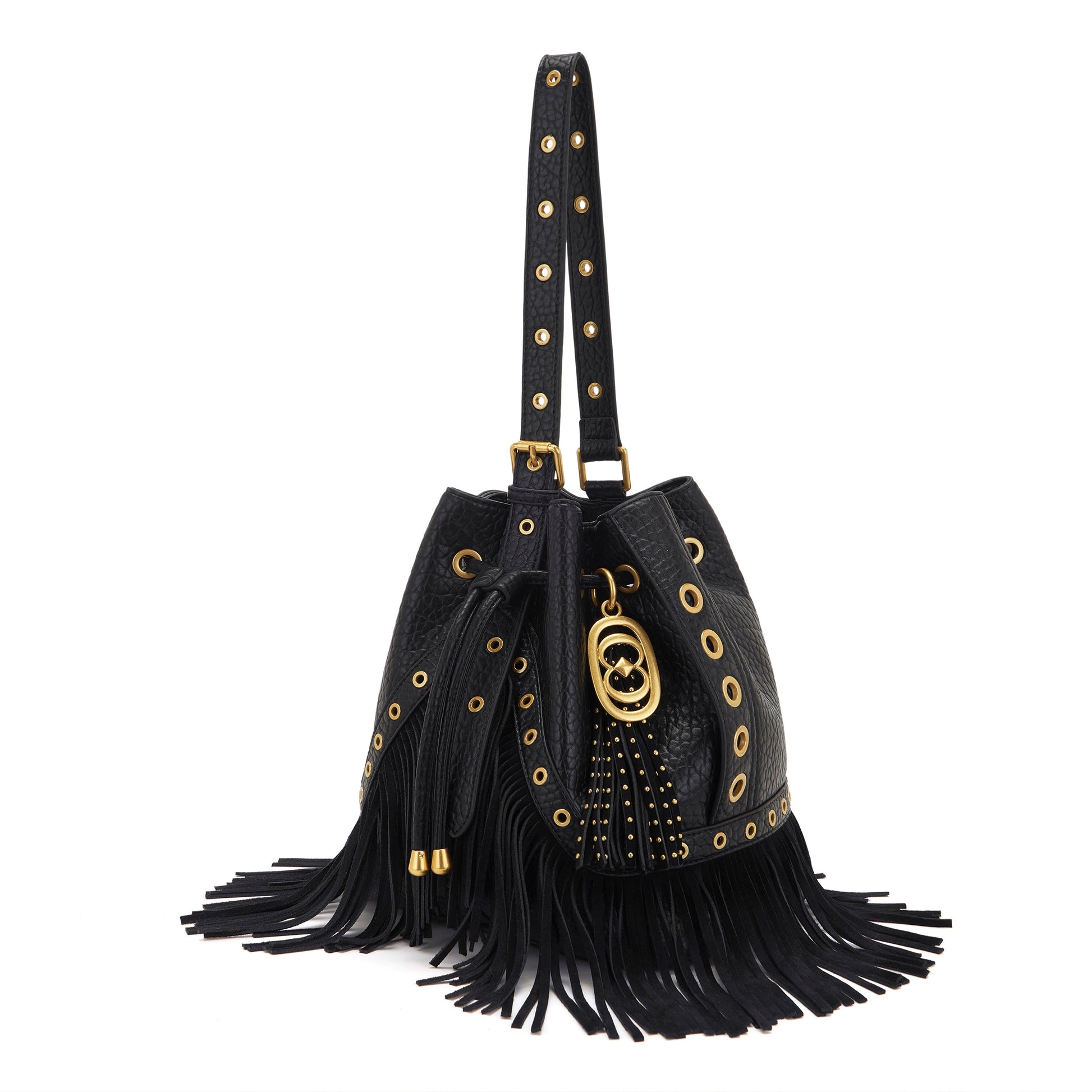 Secchiello Fringes Black - Immagine 2