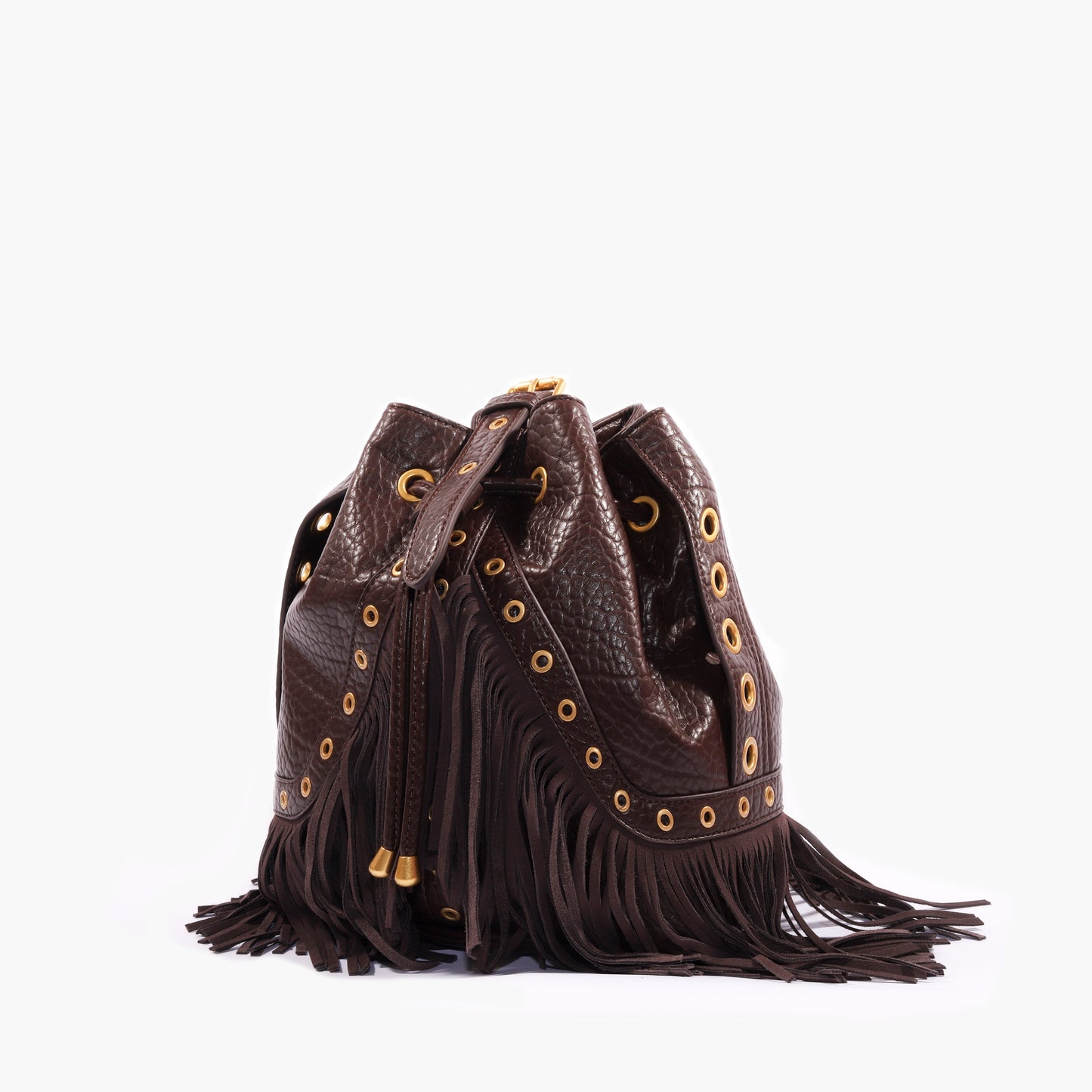 Secchiello Fringes Brown - Immagine 2