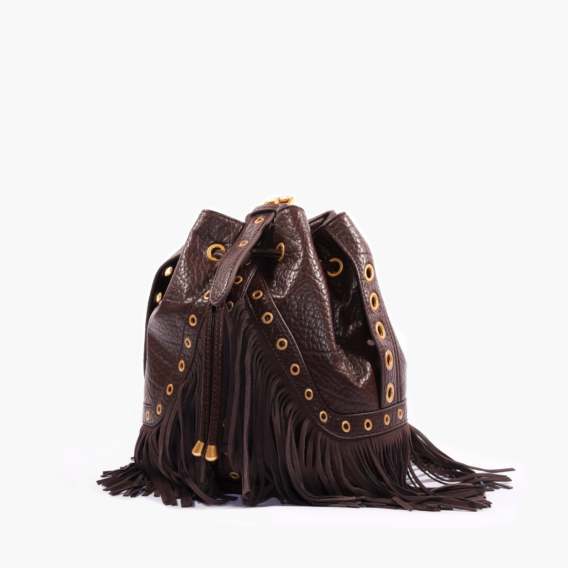 Secchiello Fringes Brown - Immagine 2