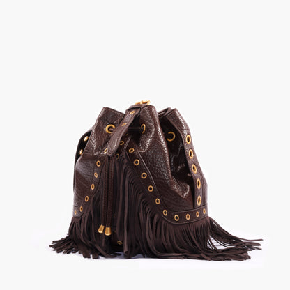 Secchiello Fringes Brown - Immagine 2