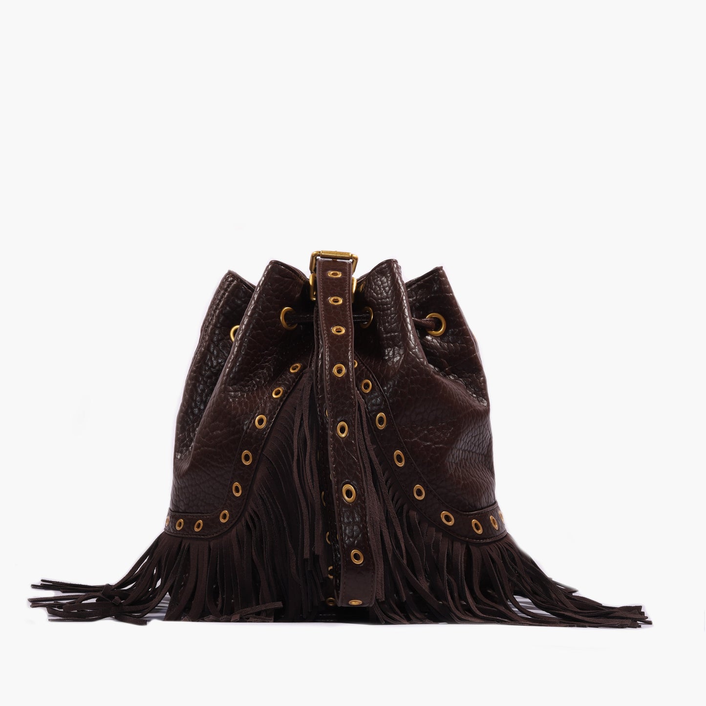 Secchiello Fringes Brown - Immagine 3