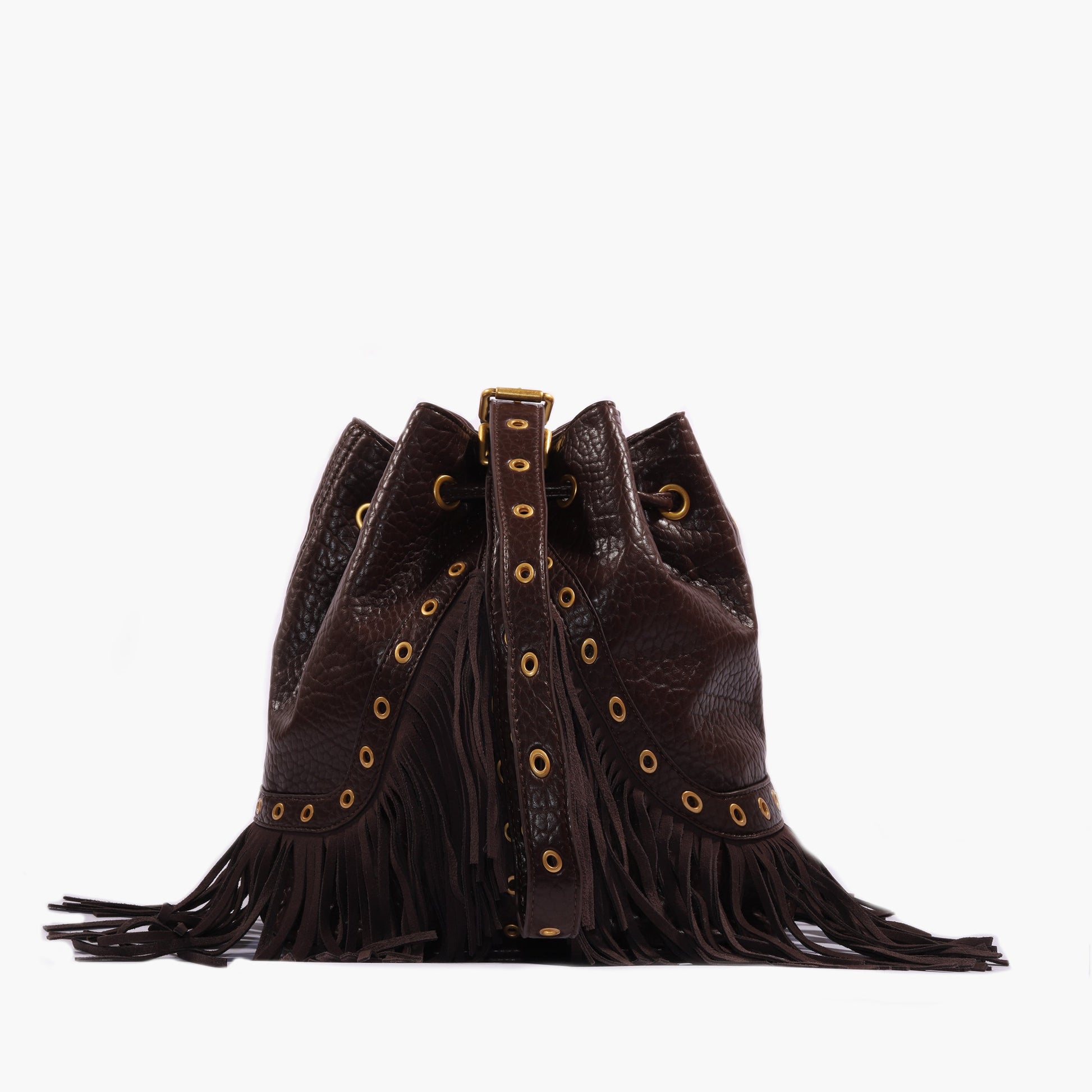 Secchiello Fringes Brown - Immagine 3