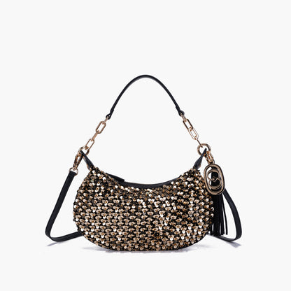 Borsa a spalla Night Edition Gold