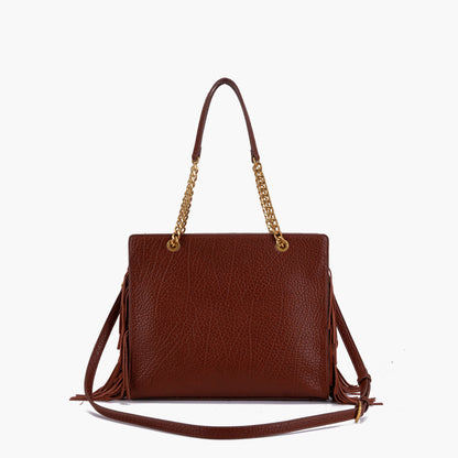 Borsa Shopping Fringes Cuoio - Immagine 3
