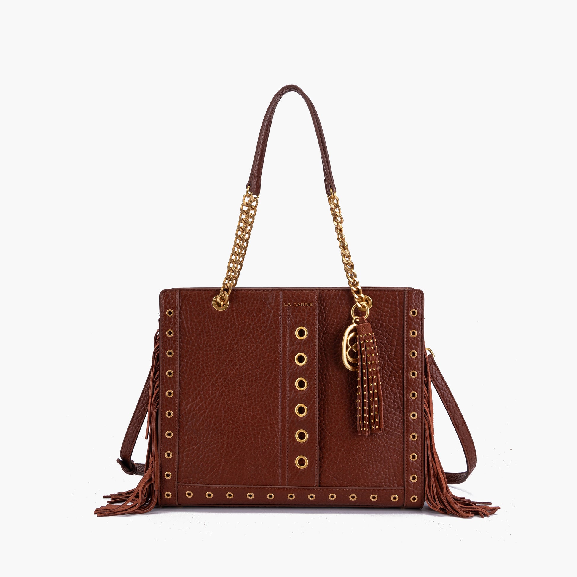 Borsa Shopping Fringes Cuoio - Immagine 6