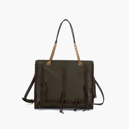 Borsa Shopping Country Olive - Immagine 6