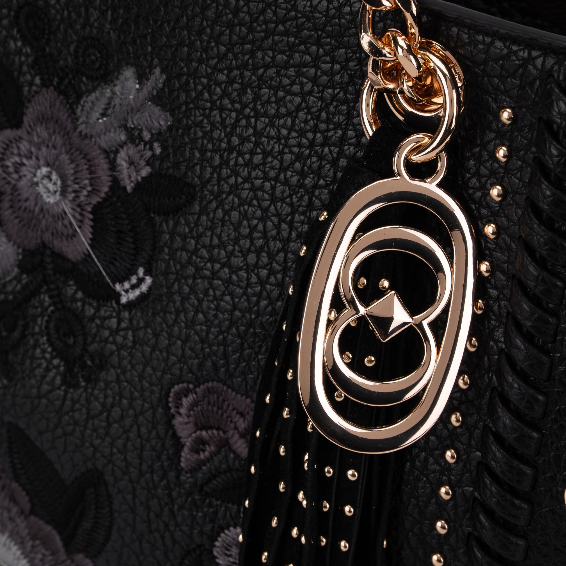 Borsa Shopping Bouquet Black - Immagine 4