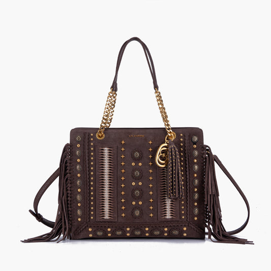 Borsa a spalla Jungle Brown