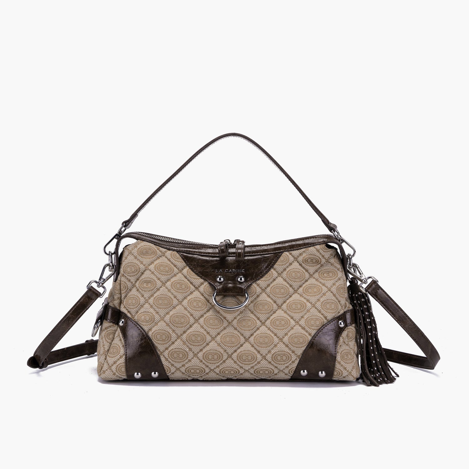 Borsa a mano Monogram Brown