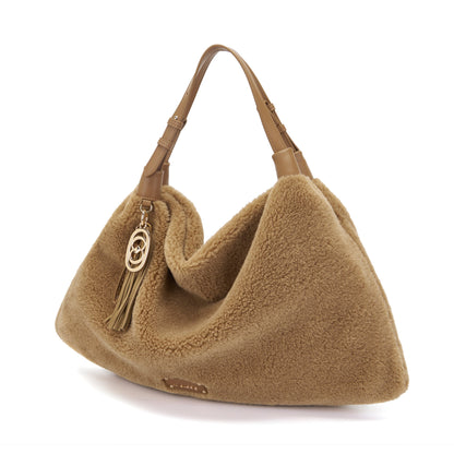 Borsa Shopping Teddy Beige - Immagine 2