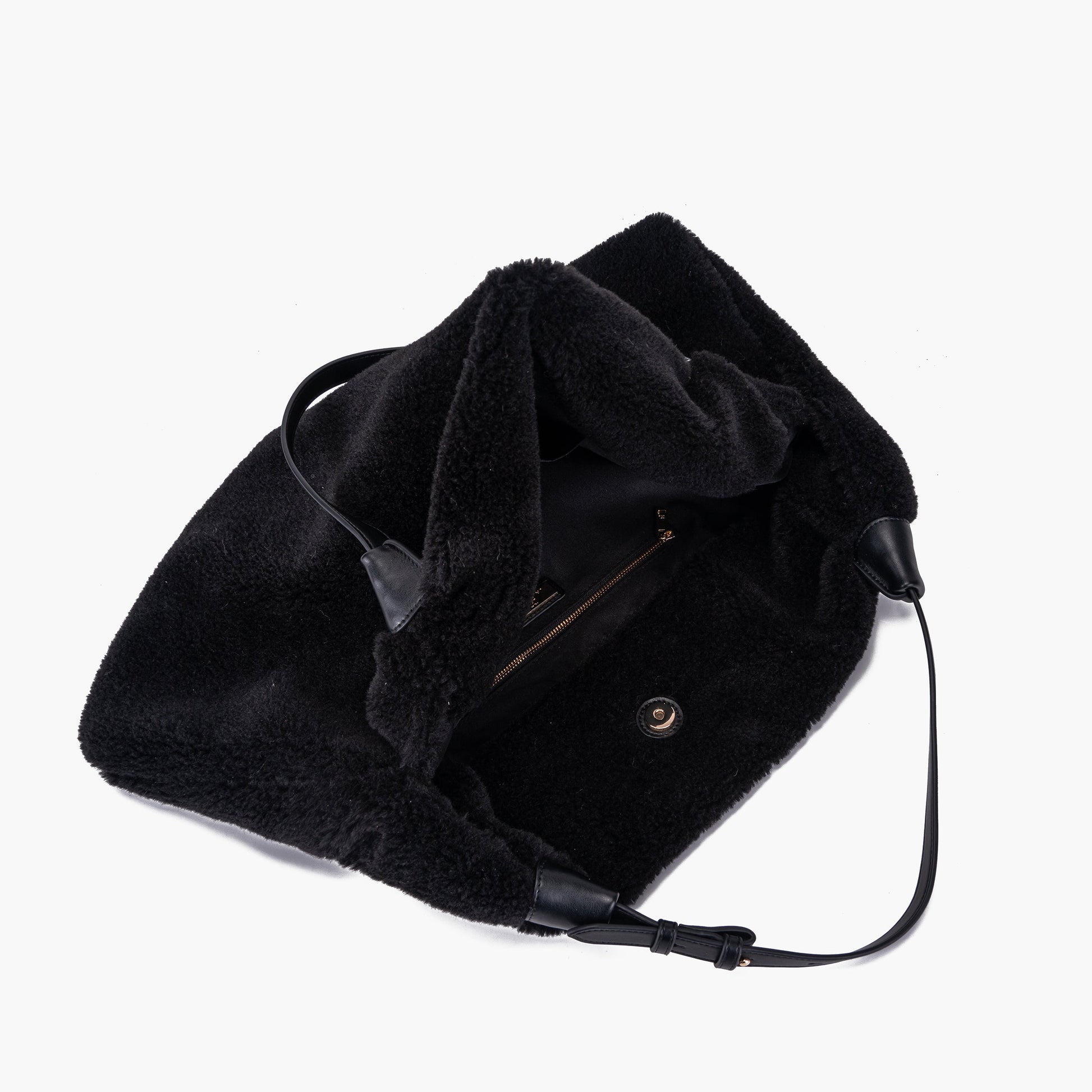 Borsa Shopping Teddy Black - Immagine 5