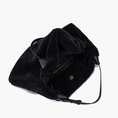 Borsa Shopping Teddy Black - Immagine 5