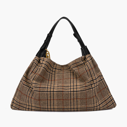 Borsa Shopping Scottish Combi Beige - Immagine 3