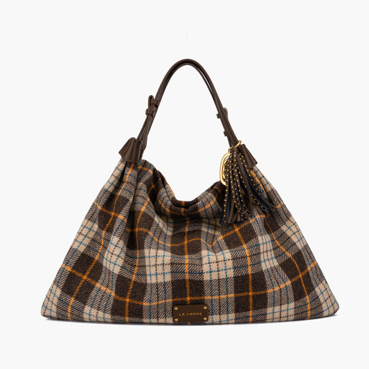 Borsa Shopping Scottish Combi Brown