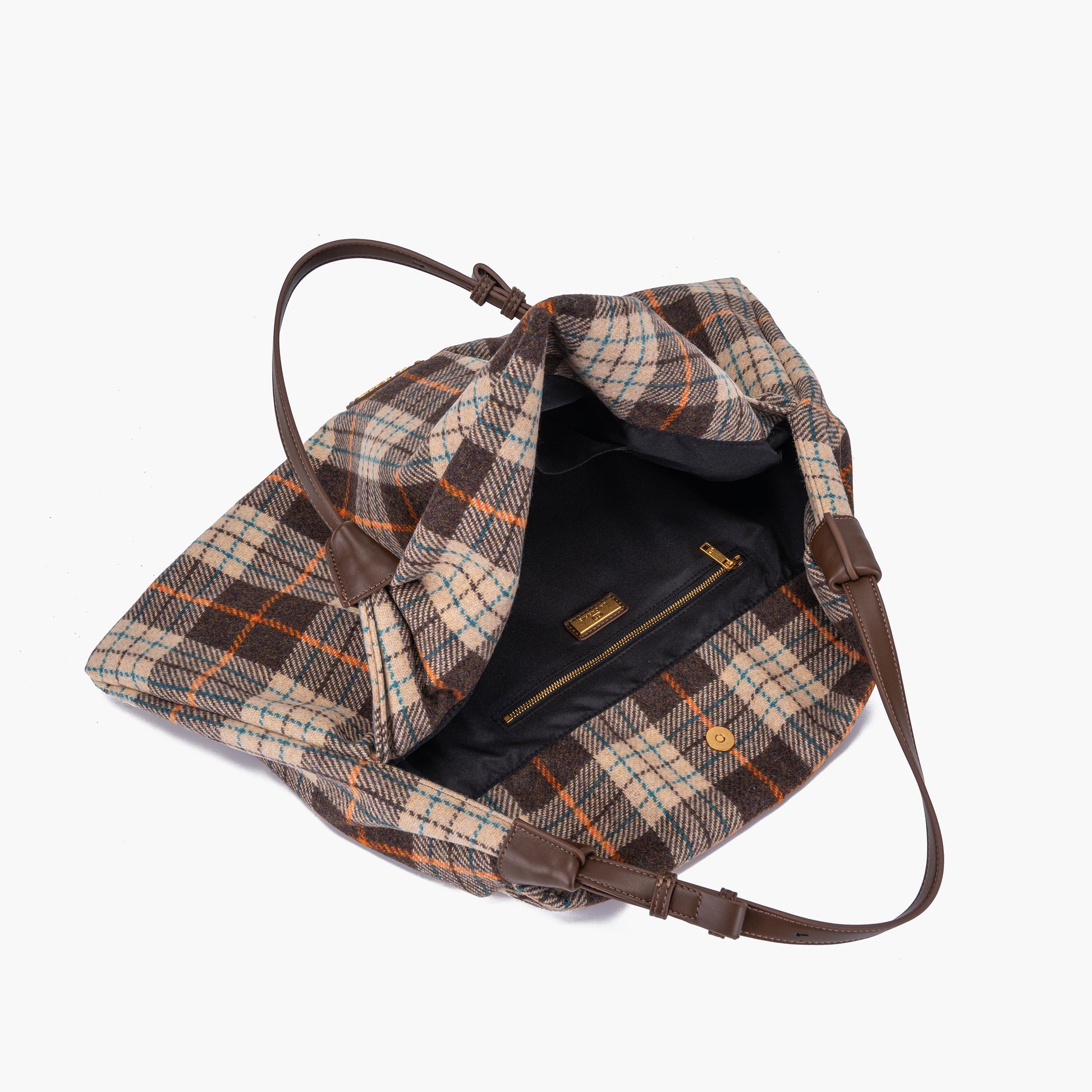 Borsa Shopping Scottish Combi Brown - Immagine 5