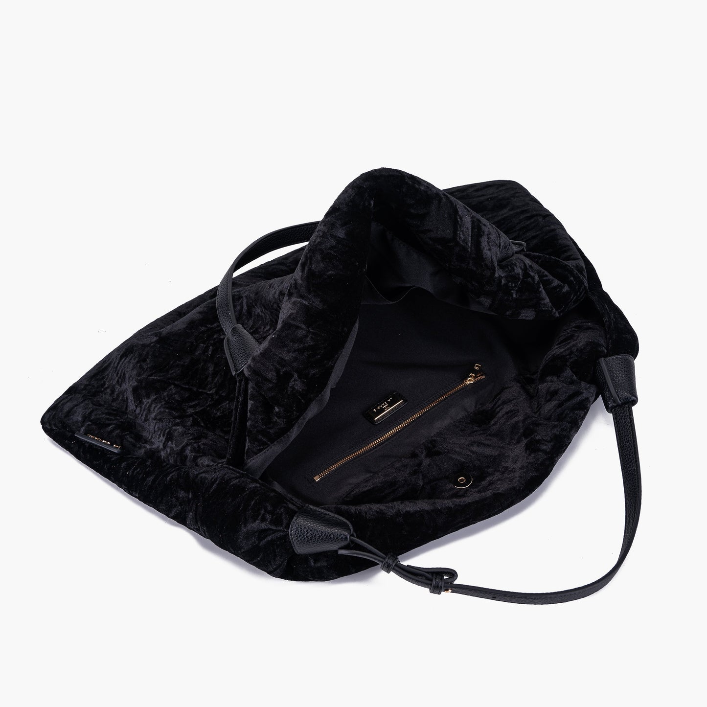 Borsa Shopping Velvet Black - Immagine 5