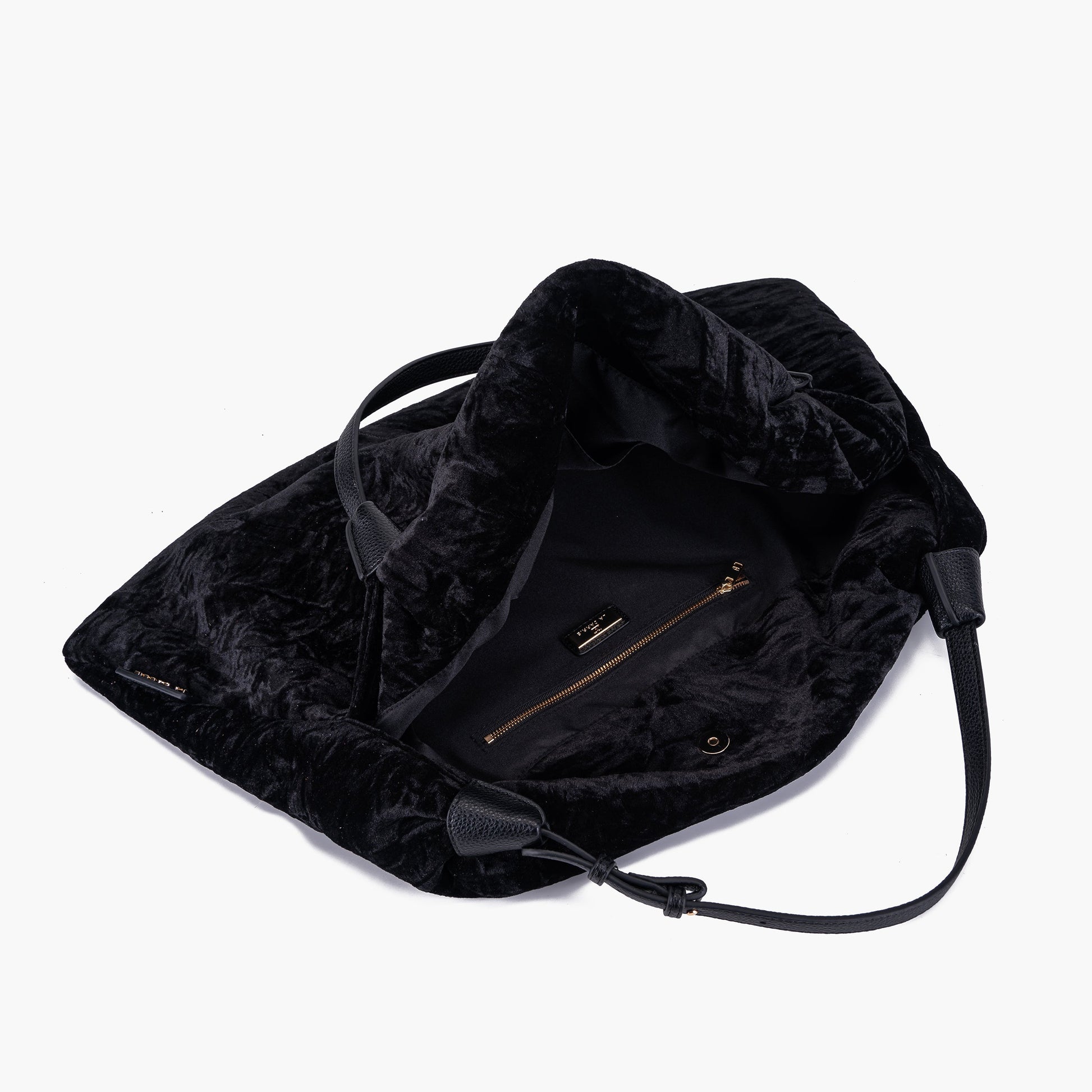 Borsa Shopping Velvet Black - Immagine 5