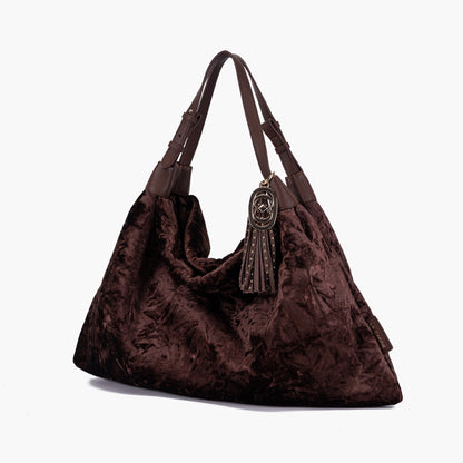 Borsa Shopping Velvet Brown - Immagine 2