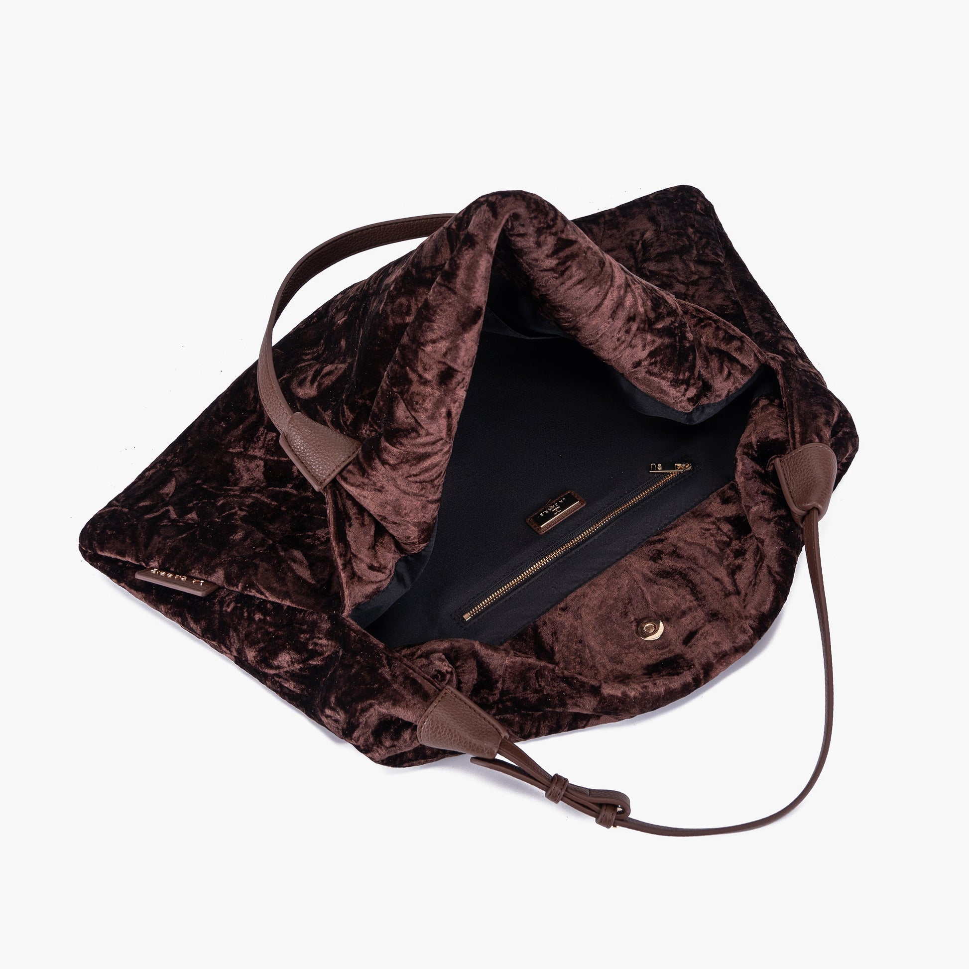 Borsa Shopping Velvet Brown - Immagine 5
