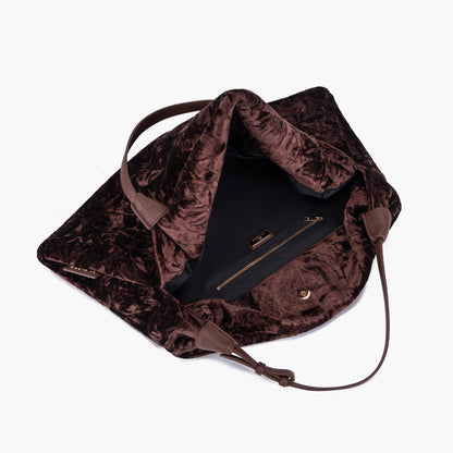 Borsa Shopping Velvet Brown - Immagine 5