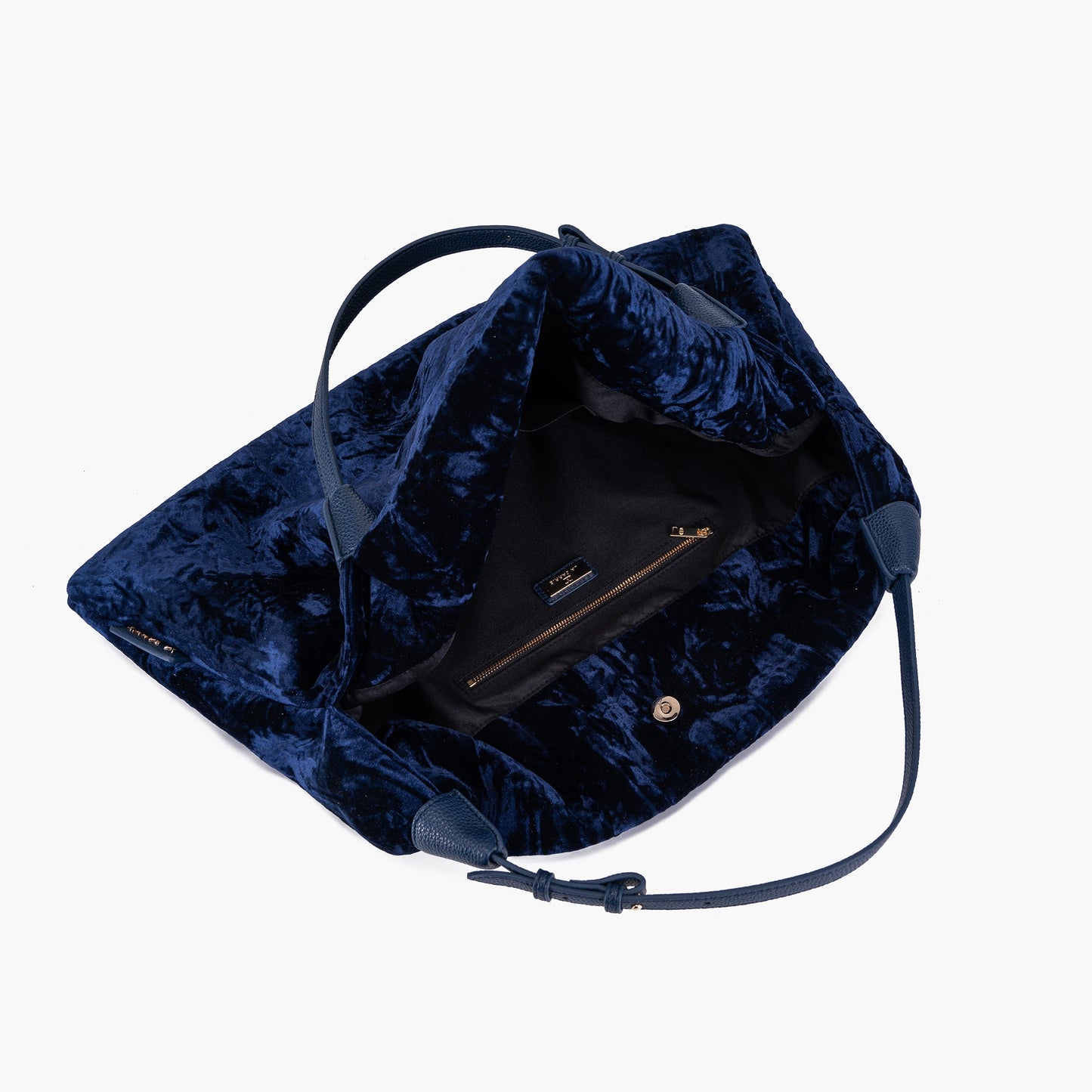 Borsa Shopping Velvet Navy - Immagine 5