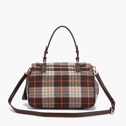 Borsa Shopping Grande Atena Scottish Combi Brown - Immagine 3