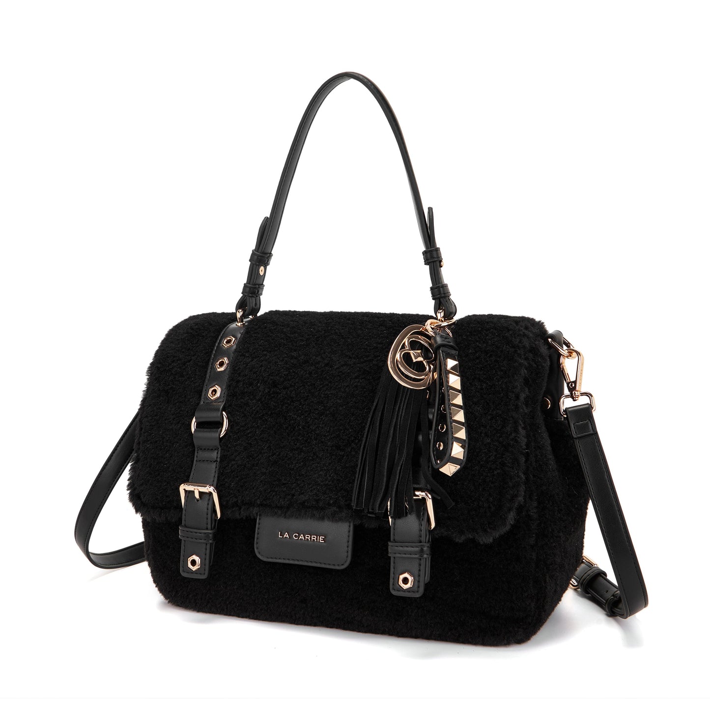 Borsa Shopping Grande Atena Teddy Black - Immagine 2
