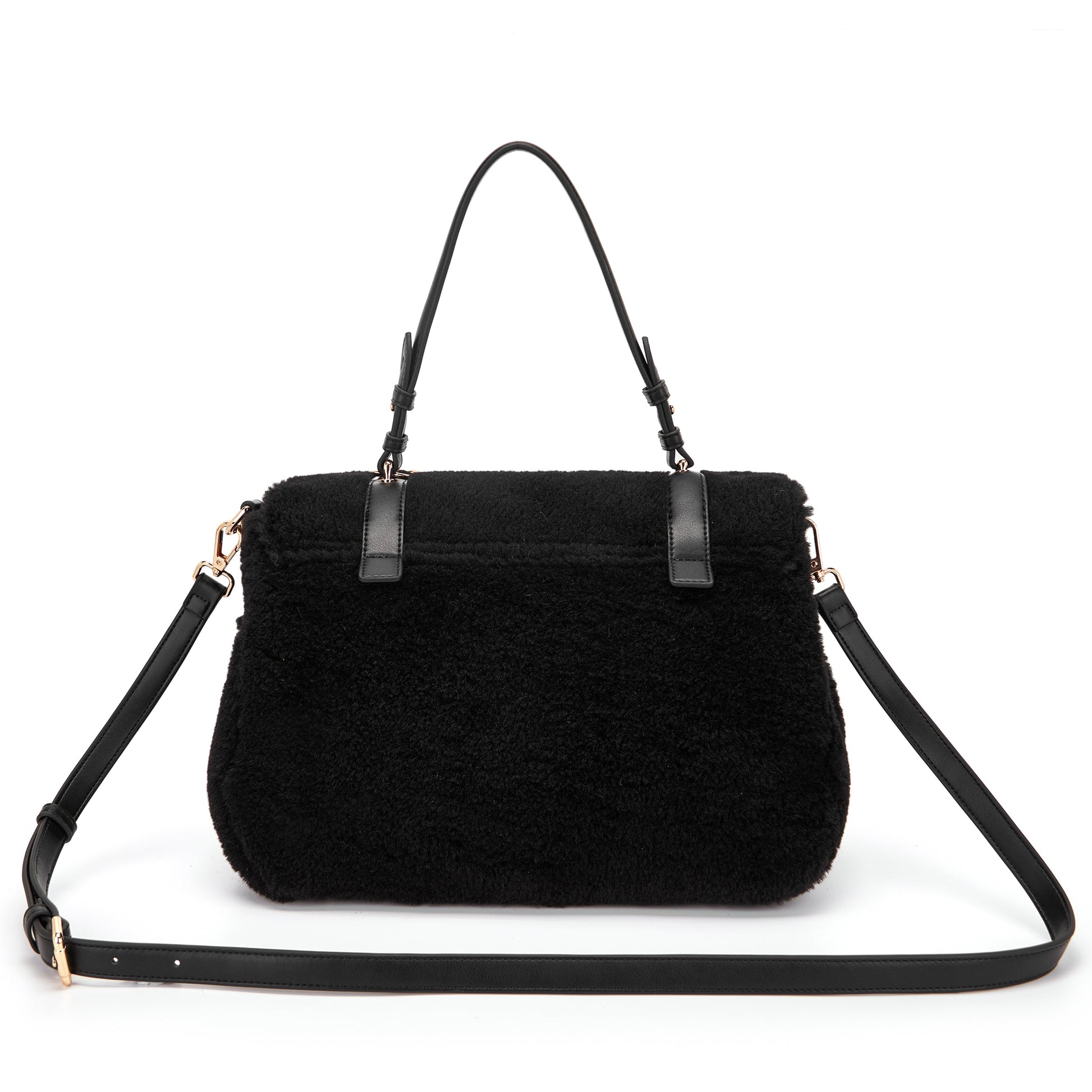 Borsa Shopping Grande Atena Teddy Black - Immagine 3