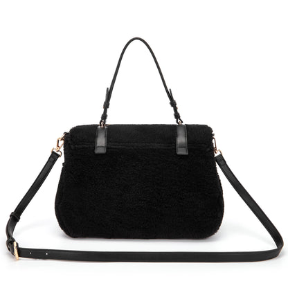Borsa Shopping Grande Atena Teddy Black - Immagine 3