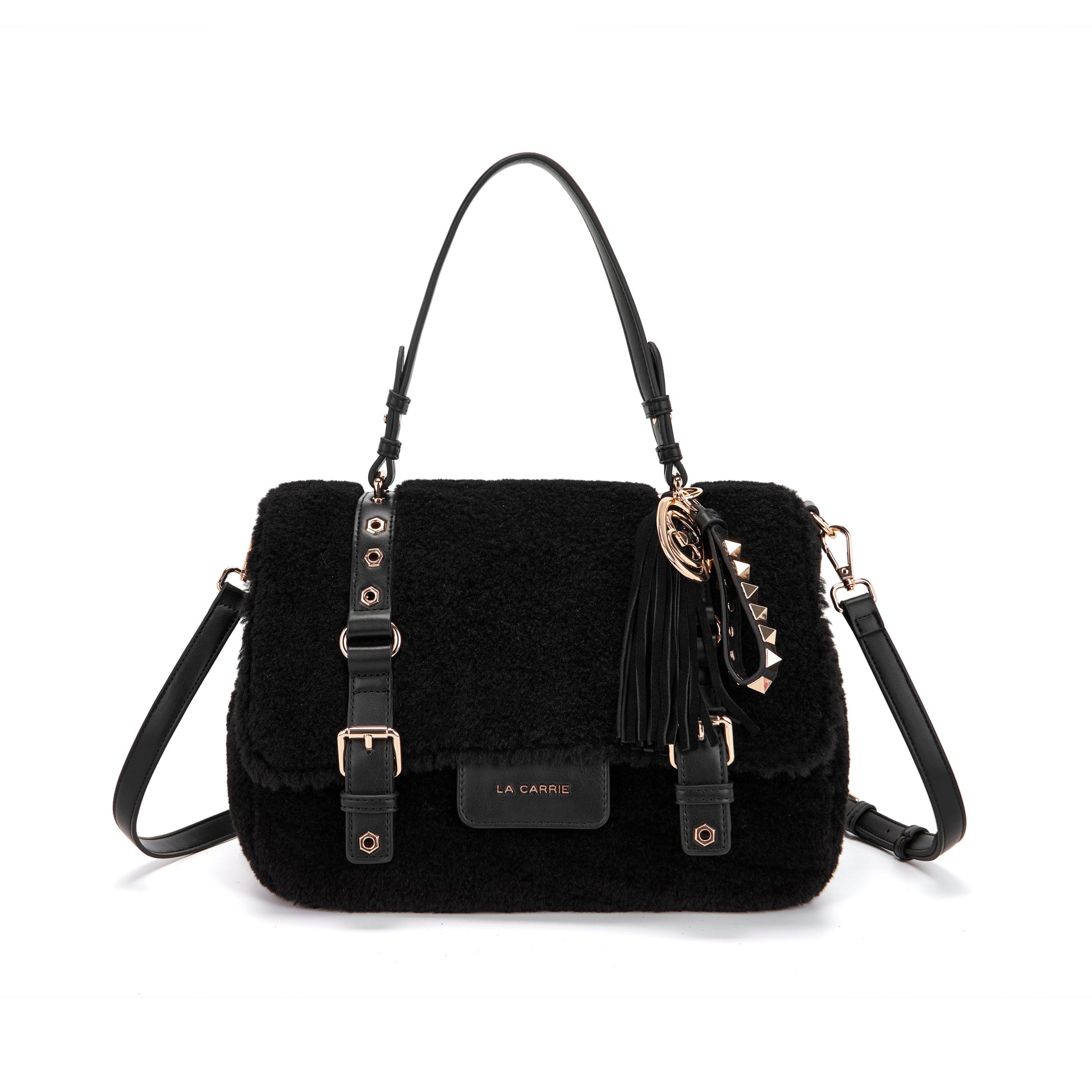 Borsa Shopping Grande Atena Teddy Black - Immagine 6