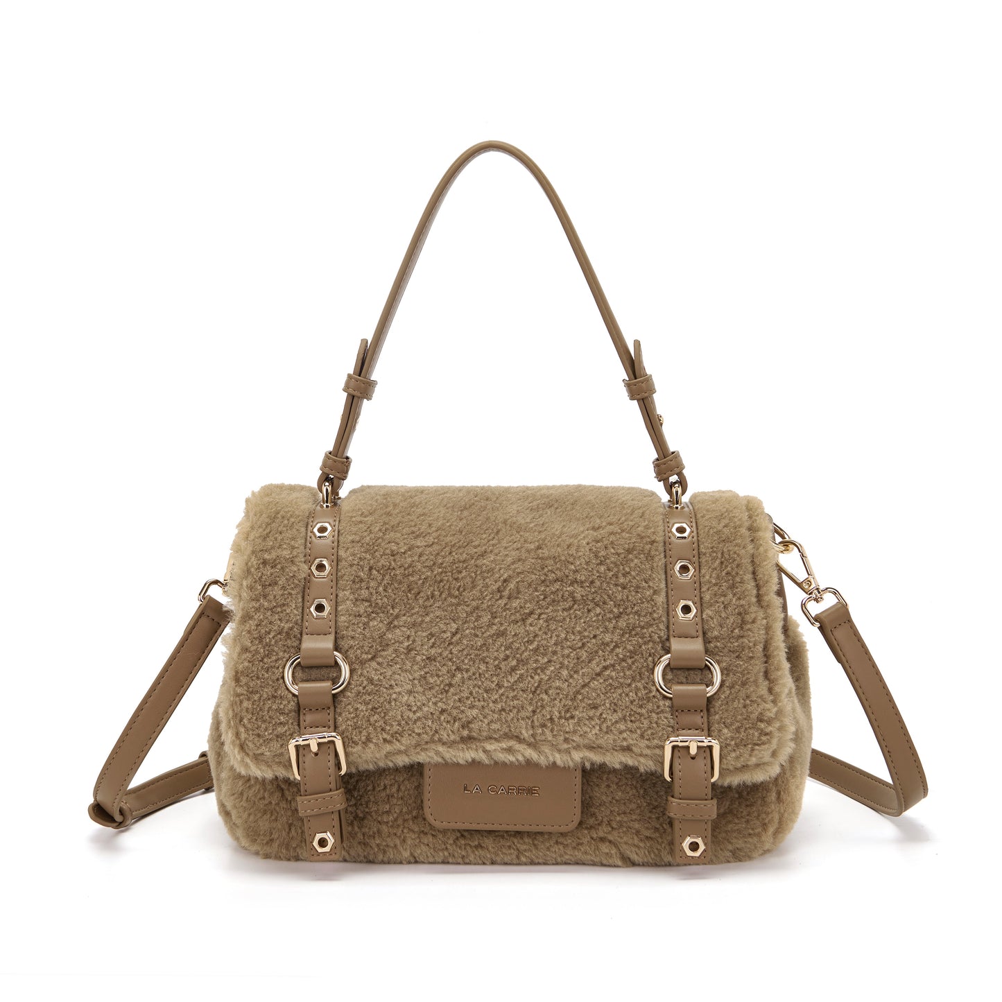 Borsa Shopping Medium Atena Teddy Beige - Immagine 6