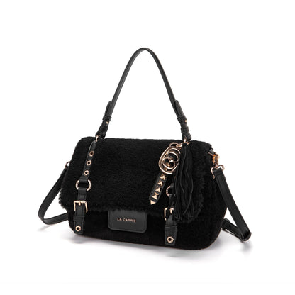 Borsa Shopping Medium Atena Teddy Black - Immagine 2