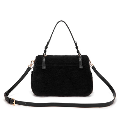 Borsa Shopping Medium Atena Teddy Black - Immagine 3