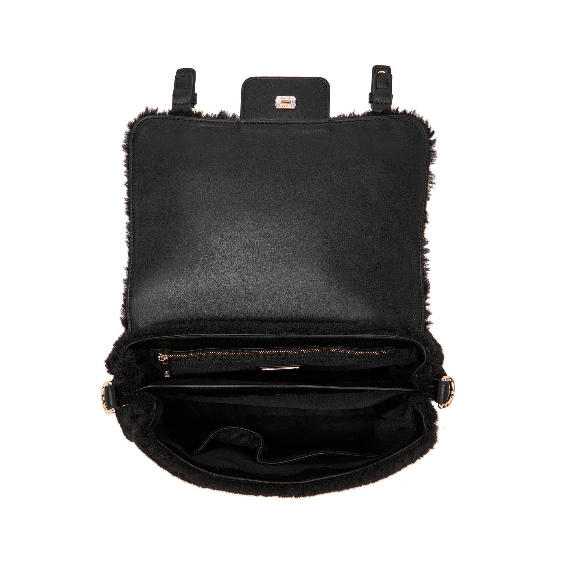 Borsa Shopping Medium Atena Teddy Black - Immagine 5