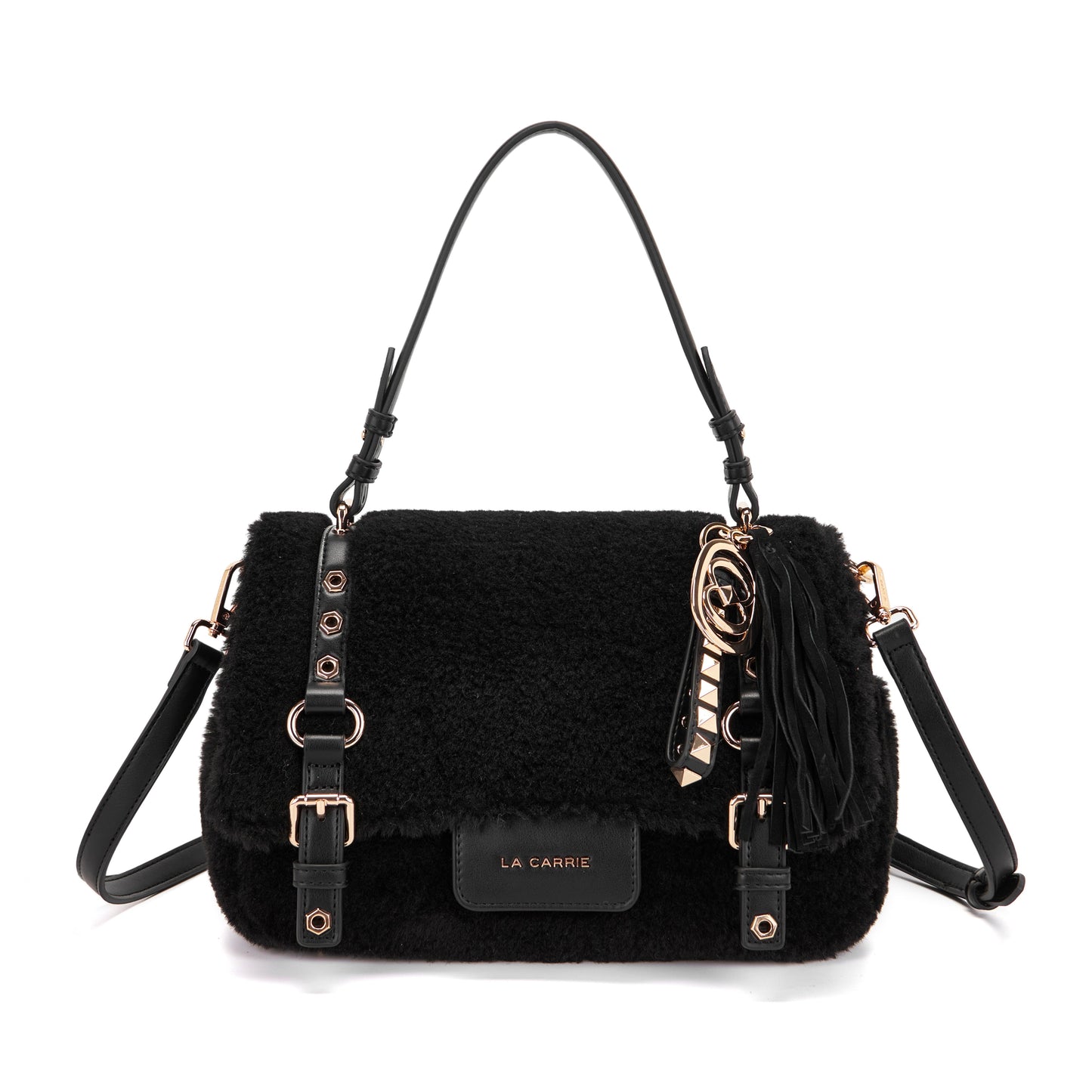 Borsa Shopping Medium Atena Teddy Black - Immagine 6