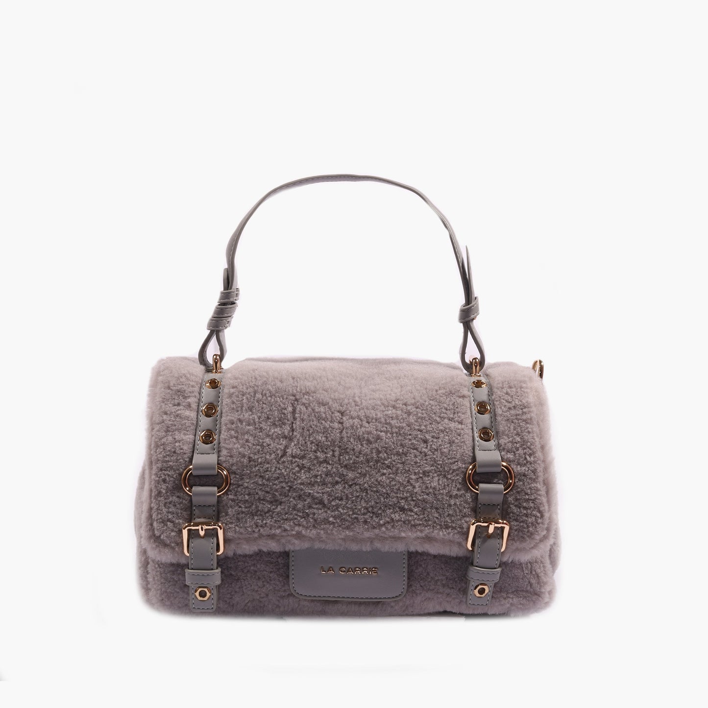 Borsa Shopping Medium Atena Teddy Grey