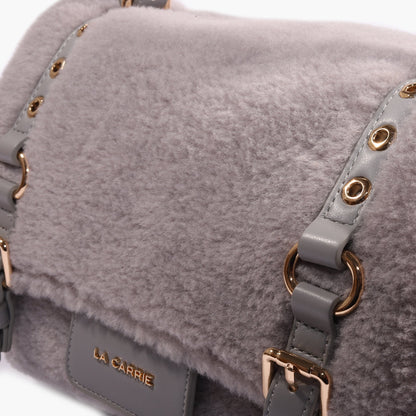 Borsa Shopping Medium Atena Teddy Grey - Immagine 4