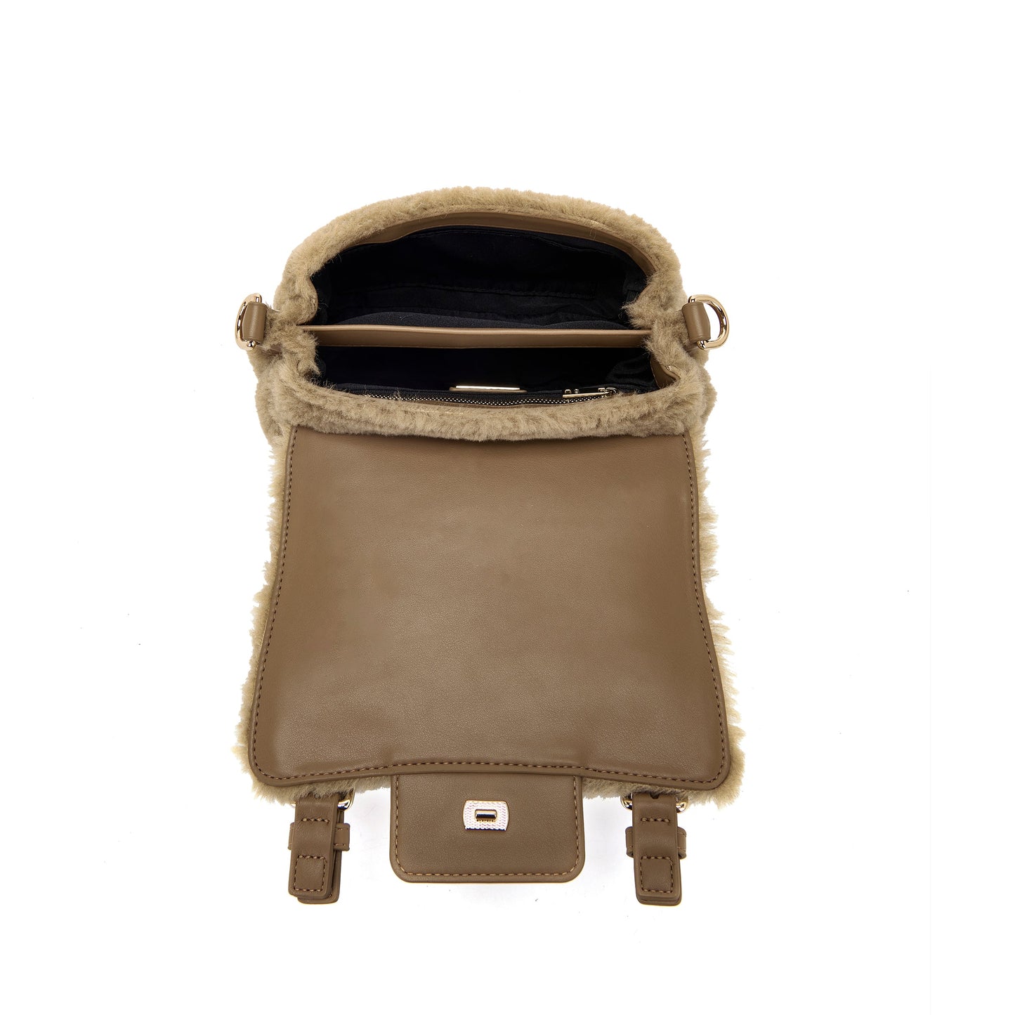 Borsa Shopping Small Atena Teddy Beige - Immagine 5