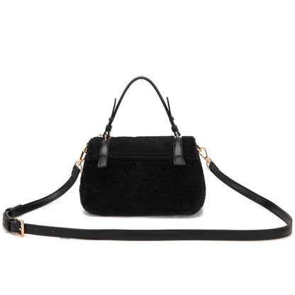 Borsa Shopping Small Atena Teddy Black - Immagine 3