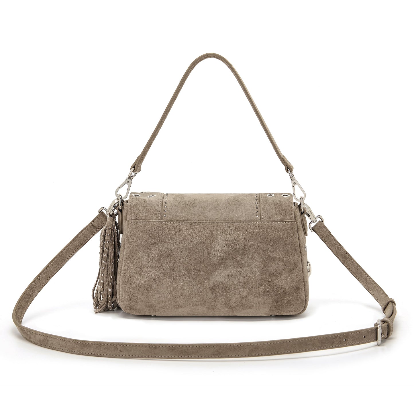 Borsa a spalla Etnic Taupe - Immagine 3