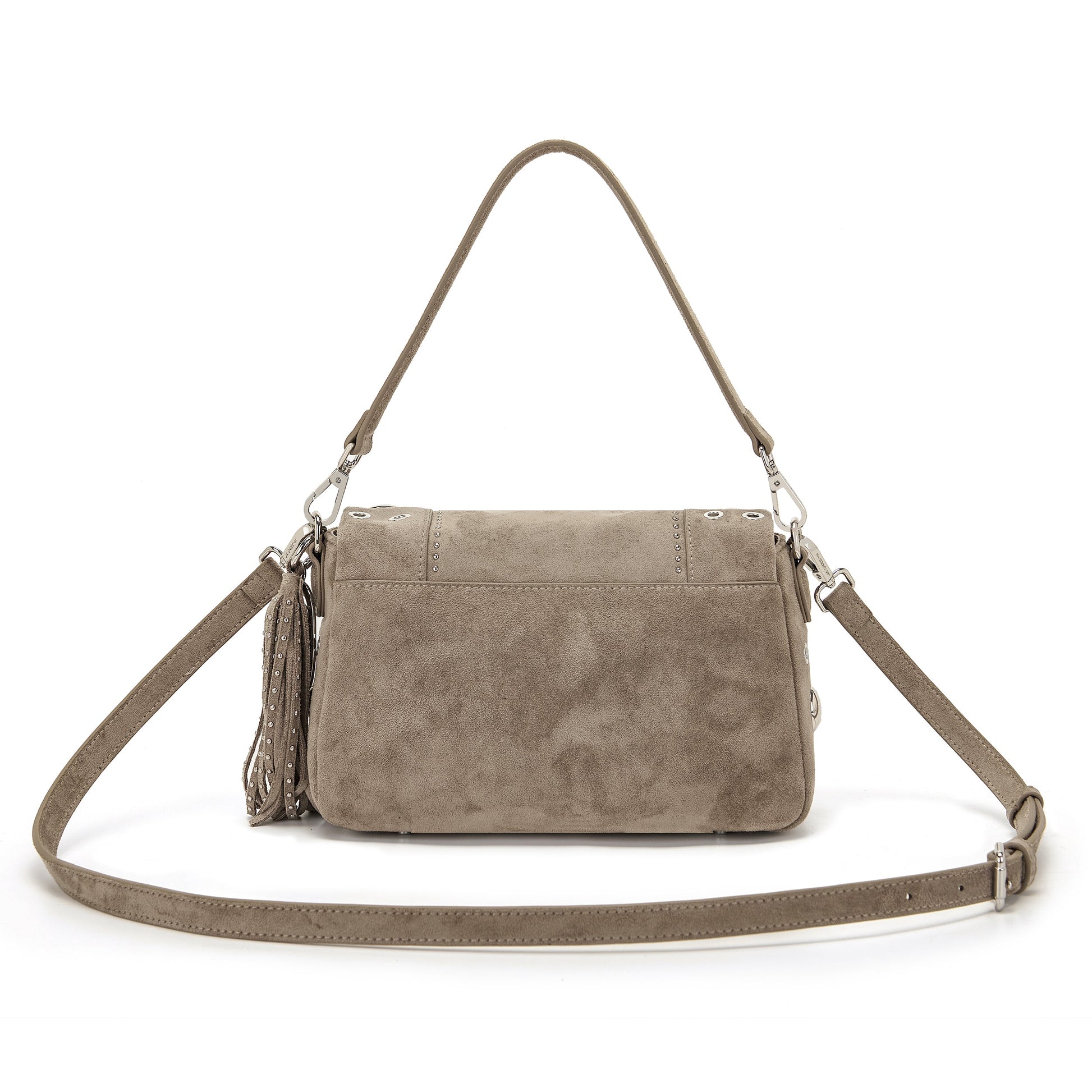 Borsa a spalla Etnic Taupe - Immagine 3