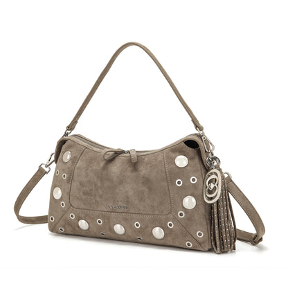 Borsa a spalla Ethnic Taupe - Immagine 2