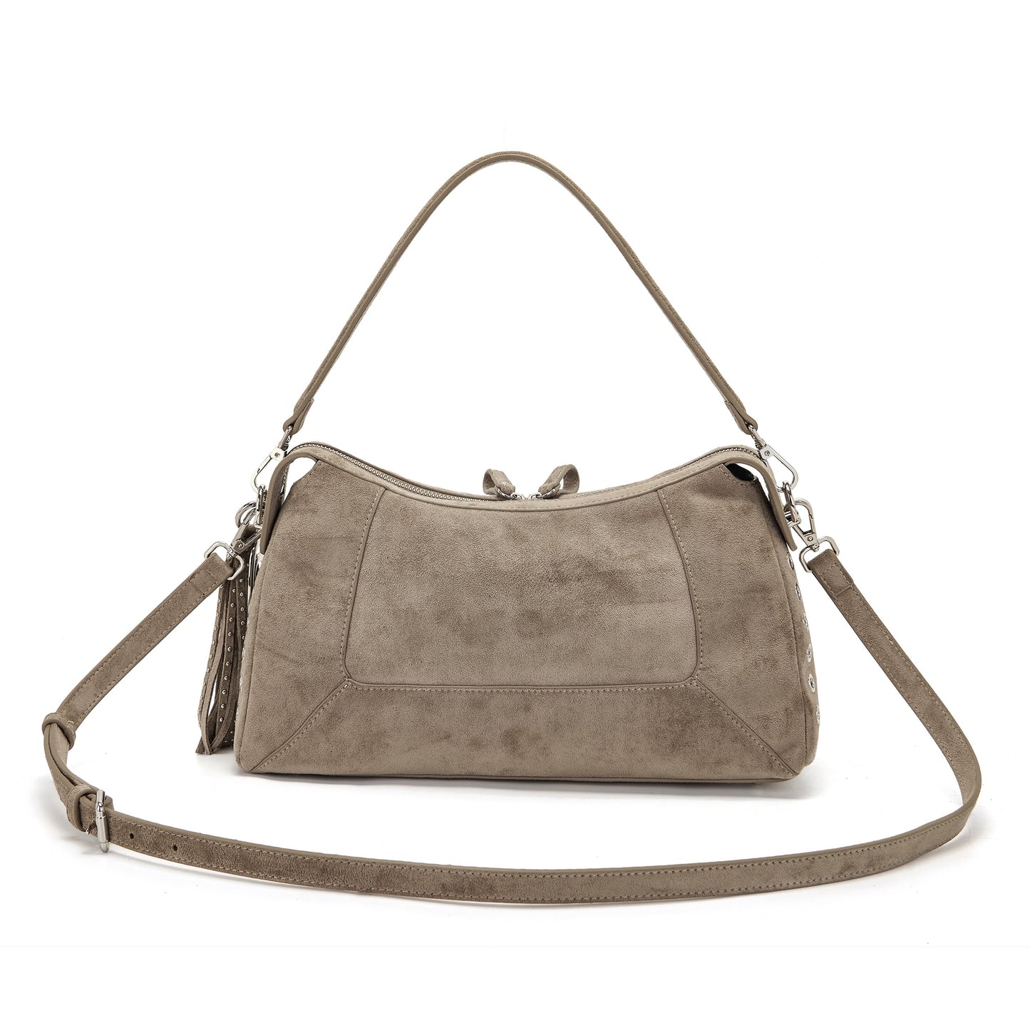 Borsa a spalla Ethnic Taupe - Immagine 3