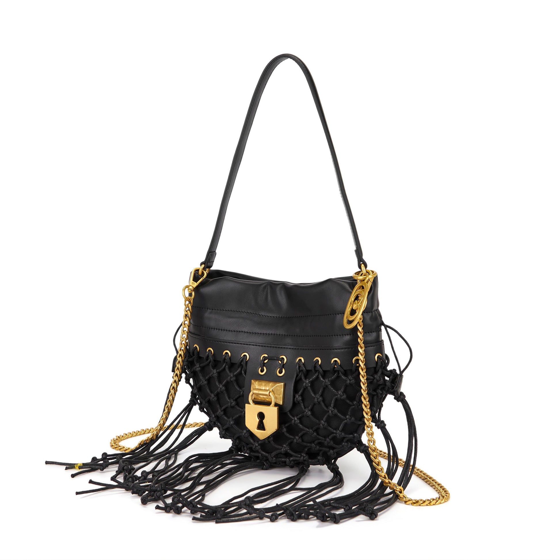 Borsa a spalla Fringe Black - Immagine 2